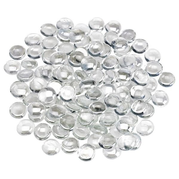 American Fire Glass Glacier Ice Firebeads, 10 Lb Bag FB-GLA-10